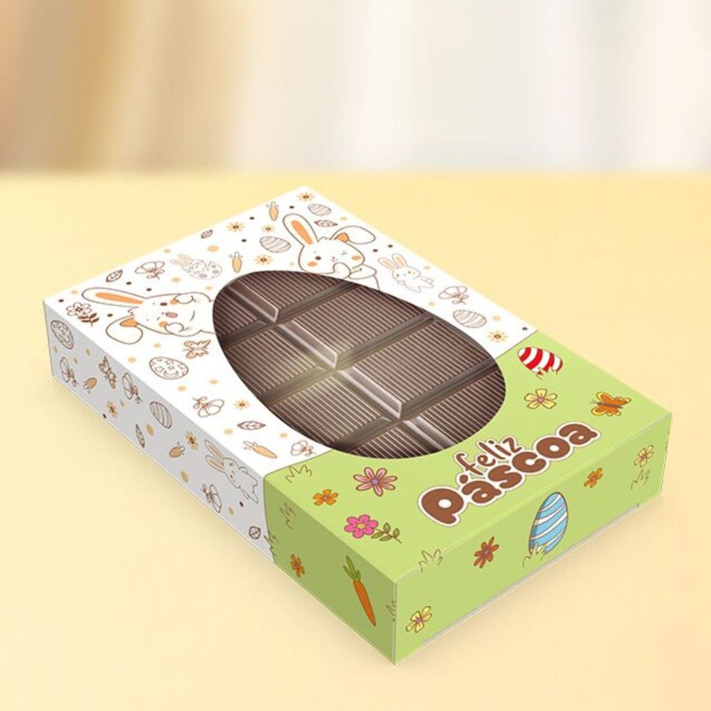 20 CAIXA BARRA TABLETE P 13,5x8,7x2,5 - PASCOA COLORIR 5943 ( IDEIA PÁSCOA 2026 )