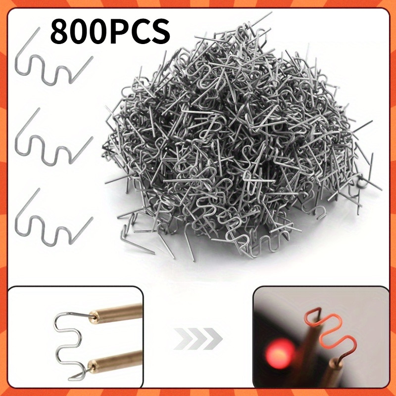 Grampos Reparos Solda Para-choque 800 Pç Tipo Onda em Oferta na Shopee