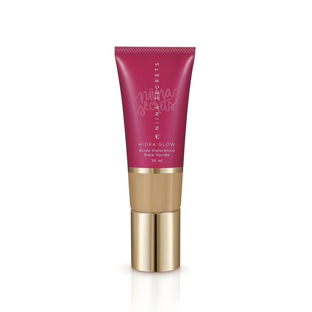 Eudora Niina Secrets Hidra Glow Base Líquida Cor 40 30ml