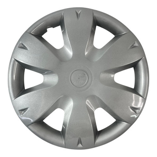 01 Calota Grid Clio Sandero Logan Aro 14 Prata 2011 2012 2013 Aro Pressão