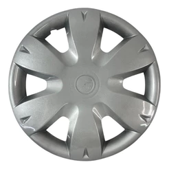 01 Calota Grid Clio Sandero Logan Aro 14 Prata 2011 2012 2013 Aro Pressão