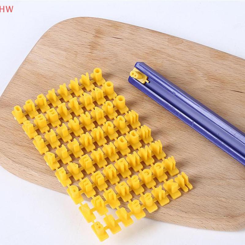 Letra E Número Molde De Biscoito Selo Alfanumérico Nome Impressão Selos Símbolo Reutilizável Ferramentas De Cozimento em Oferta na Shopee