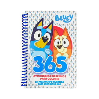 Bluey 365 Atividades e Desenhos para Colorir em Oferta na Shopee