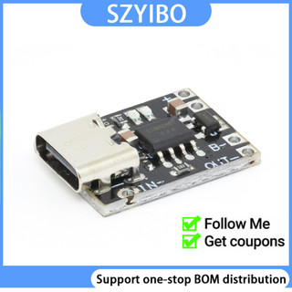 10 pces Ultra-pequeno três-Yuan placa de carregamento de bateria de lítio 1A 3.7V4.2V módulo de carregador tipo-C Interf