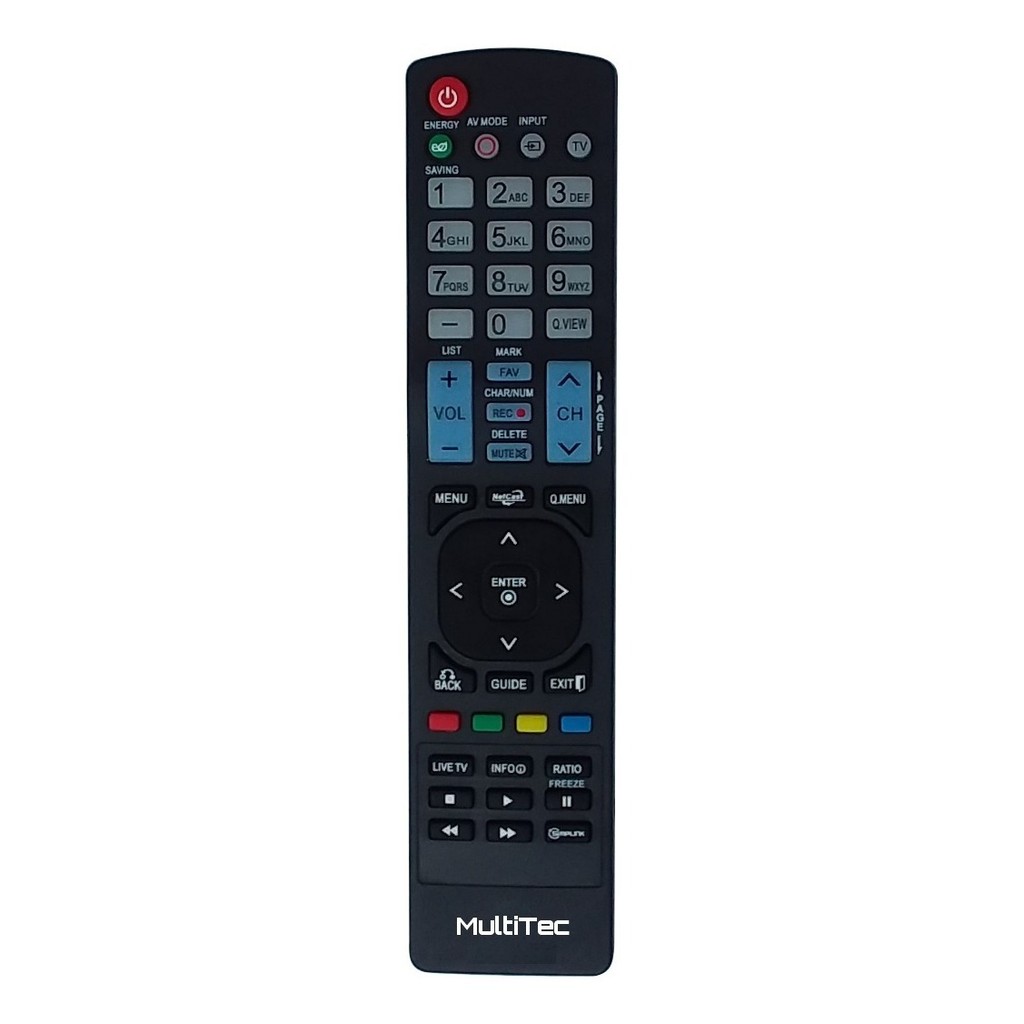 Controle Remoto Compativel Tv Lg Modelo 42le5500 47le5500 42le8500 Lcd Led