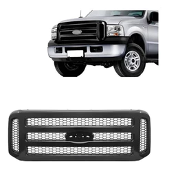 Grade Radiador Para Ford F250 2006 A 2011 Preta P/ Pintura