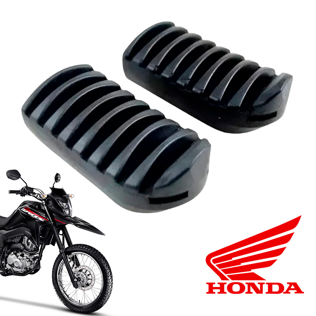 Par Borracha Estribo Dianteira Honda Nxr Bros 125 150 160 Nx 400