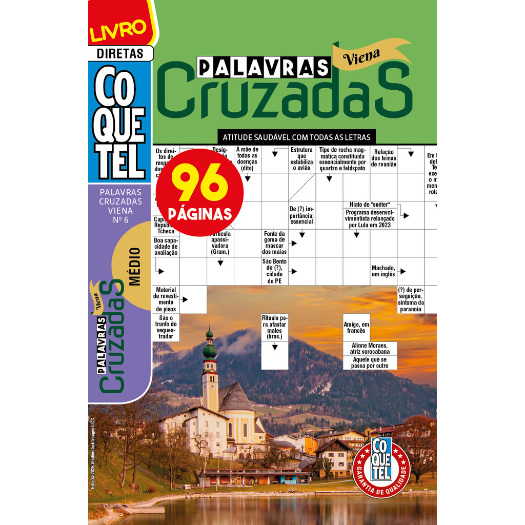 Livro Coquetel Palavras-Cruzadas Viena 6 comece sua leitura hoje