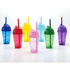 1 Copo Twister Com Tampa Chantilly 400ml Para Lembrancinha