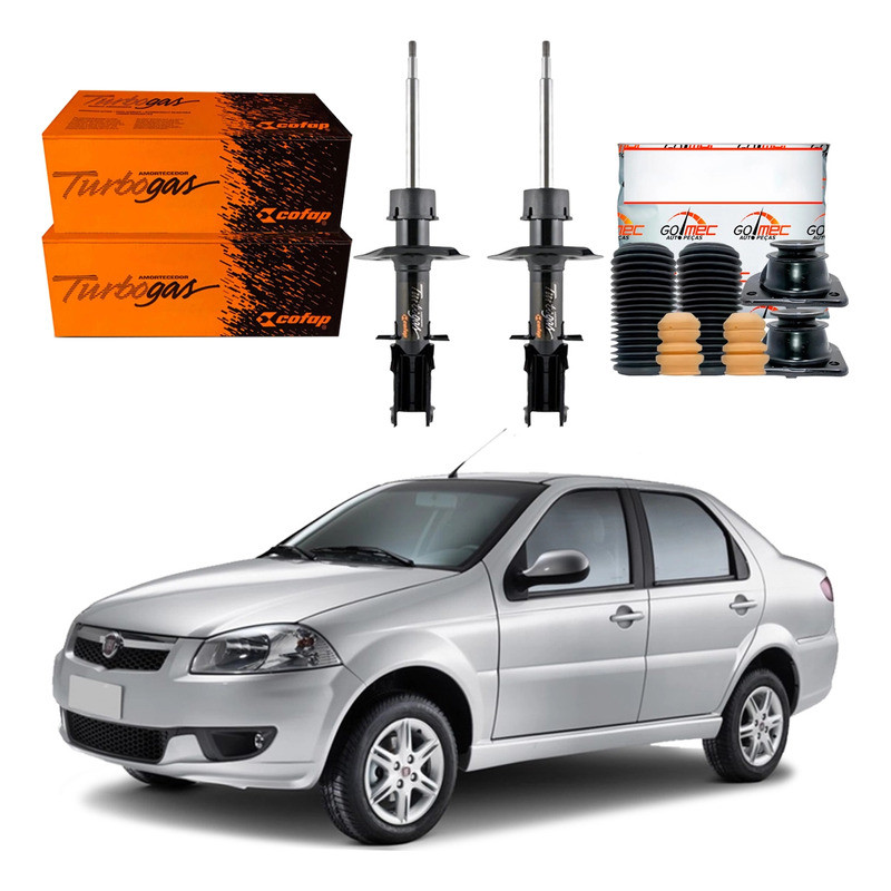 Kit Amortecedor Dianteiro Siena Rst 1.0 2007 A 2016