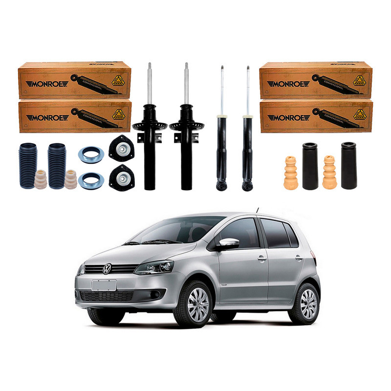 Kit Amortecedor Dianteiro Traseiro´ Fox 1.0 1.6 2011 A 2014