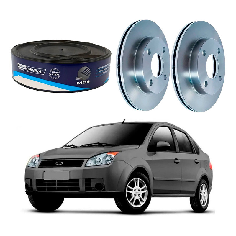 Disco Freio Dianteiro Fiesta Sedan 1.6 2007 A 2010