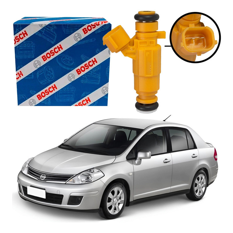 Bico Injetor Bosch Tiida Sedan 1.8 Flex 2009 A 2013