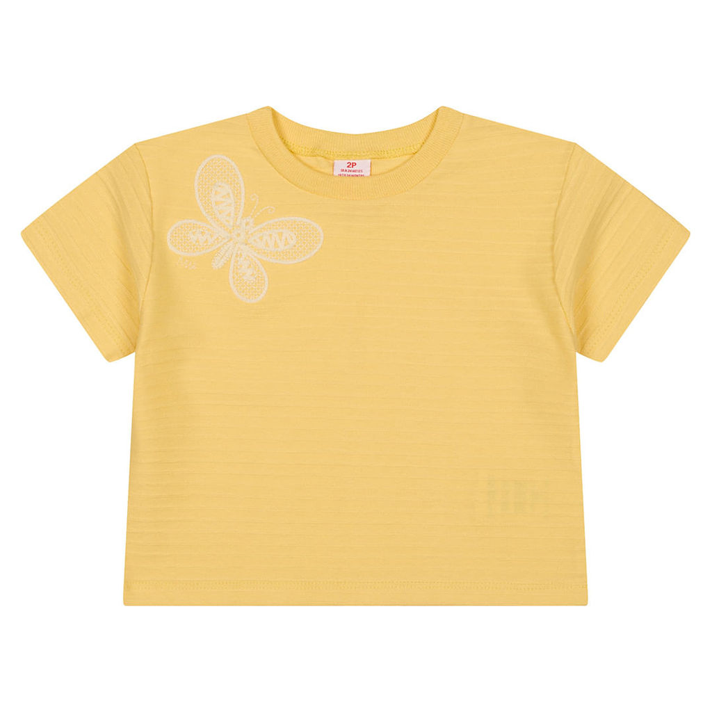 Blusa Manga Curta Menina Marisol