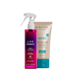 Kit Lowell Extrato de Mirtilo Finalizante Termoativado (2 produtos)