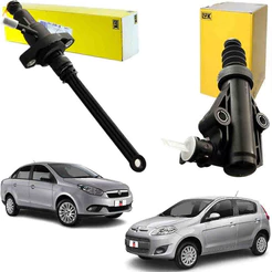 Kit Cilindro de Embreagem Pedal Cambio Fiat Palio Grand Siena Idea 2011-2021