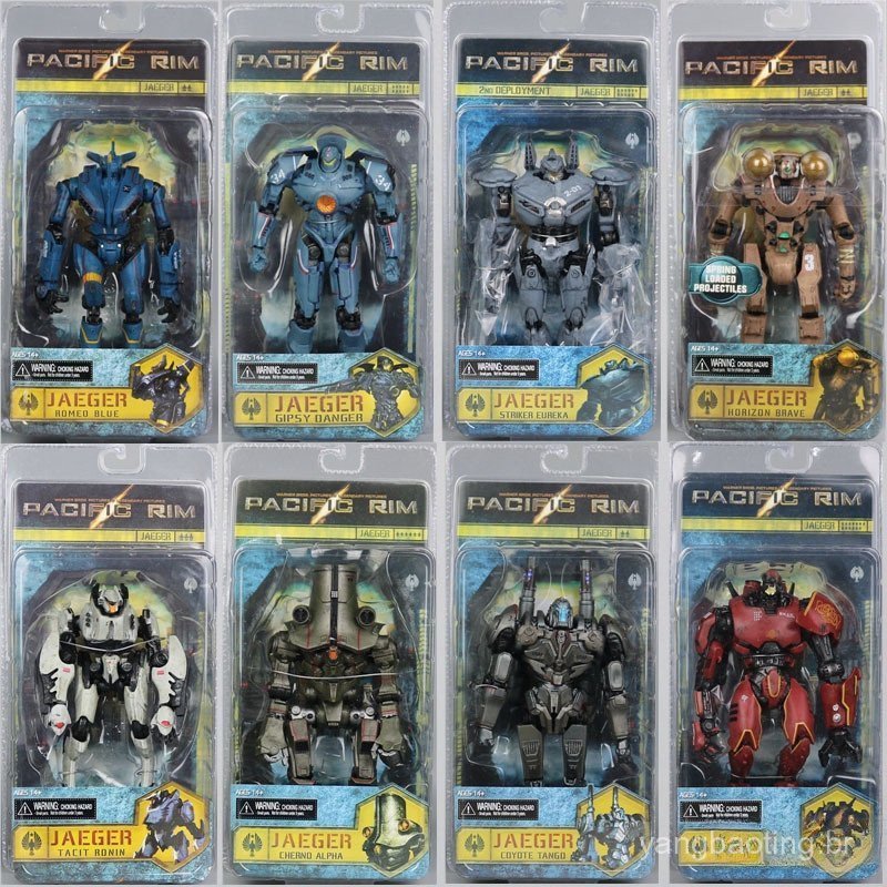 NECA Pacific Rim mecha Battle Damage Wanderer Alpha Eureka Tango Wolf Modelo Móvel Garra Para Fazer