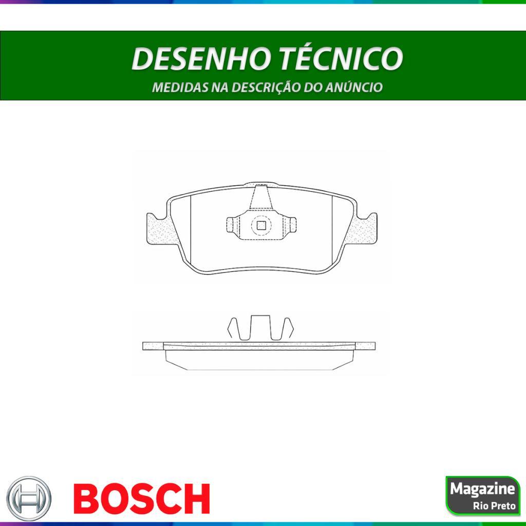 Jogo Pastilha de Freio Original Bosch Dianteira e Traseira Polo 2018 Em Diante 1.0 TSI