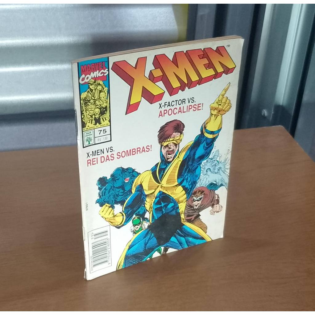 Usado HQ X-men volume 75 ( Abril 1995 ) X-Factor vs Apocalipse vs Rei das Sombras