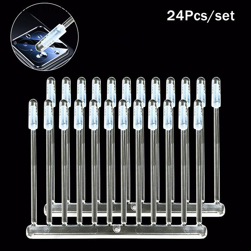 [THEBR] 24 Unidades De Resina Sintética Sti Câmera Portátil Limpador De Lentes Remoção De Impressão Digital De Poeira Pa