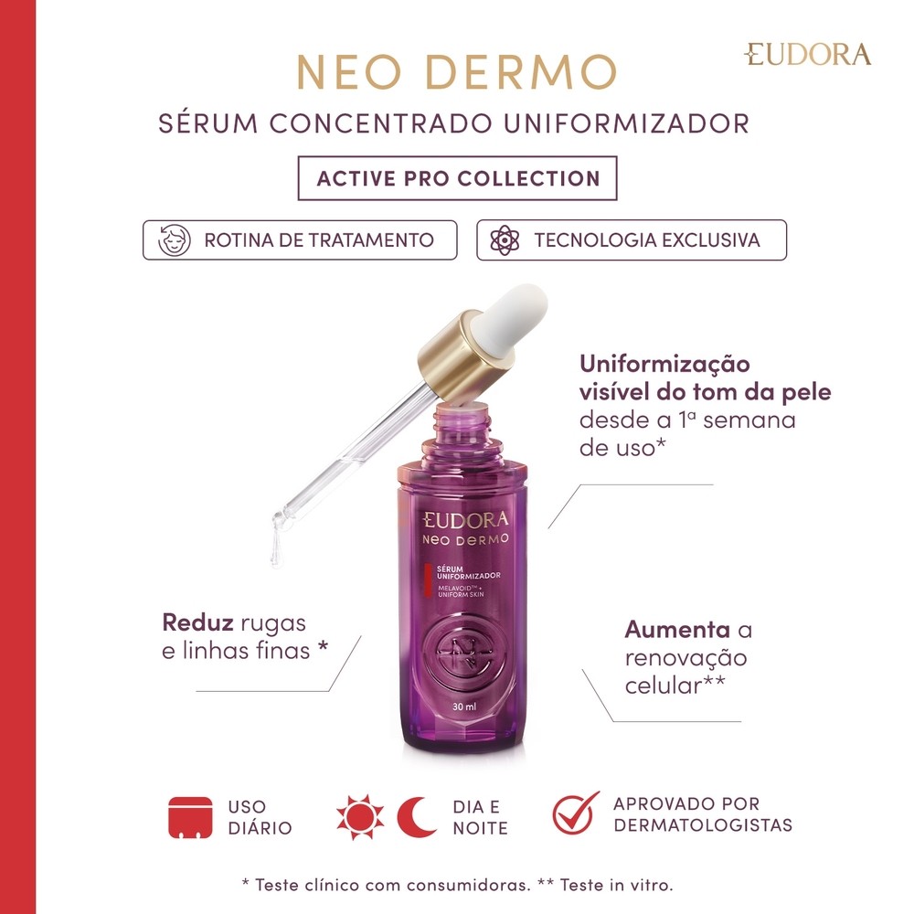 Eudora Neo Dermo Sérum Uniformizador 30ml