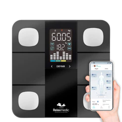 Balança De Bioimpedância Smart Visiox 4 Sensores Com APP Relaxmedic