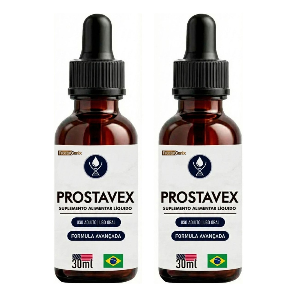 Kit 2 Prostavex 30ml Original - Saúde Da Próstata Prosta Vex Kit Mais Vendido
