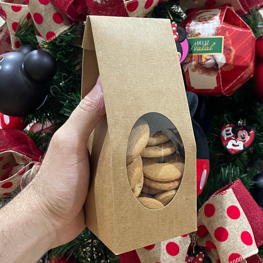 10 Saco Practice P/Biscoitos Com Visor OVAL  4350 (PASCOA IDEIA OUTLET) em Oferta na Shopee