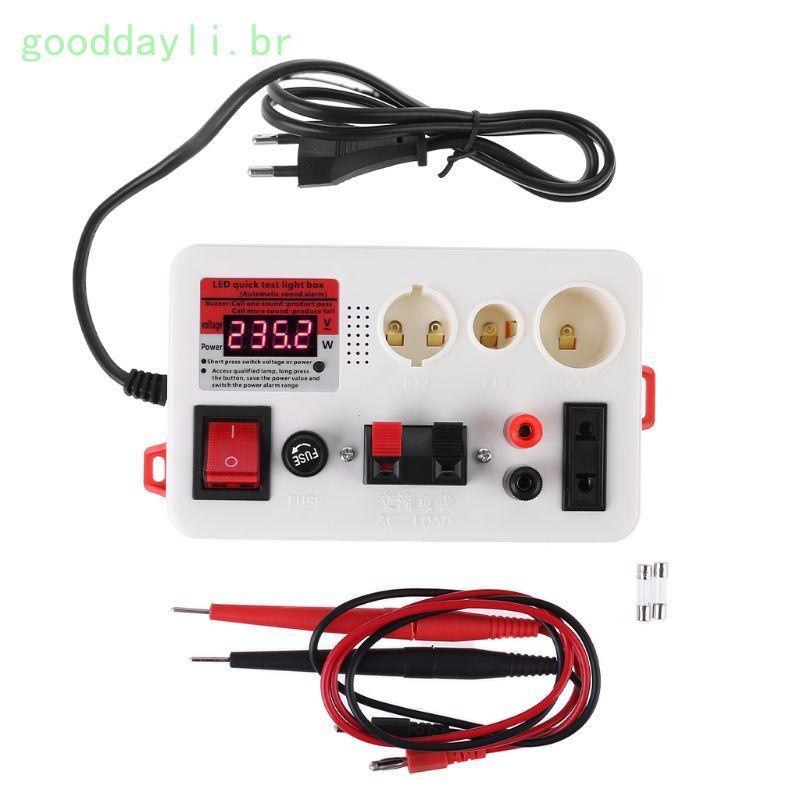 GOO Tester Para E27 B22 E14 Lâmpada LED Testador Multiuso Volt Luz