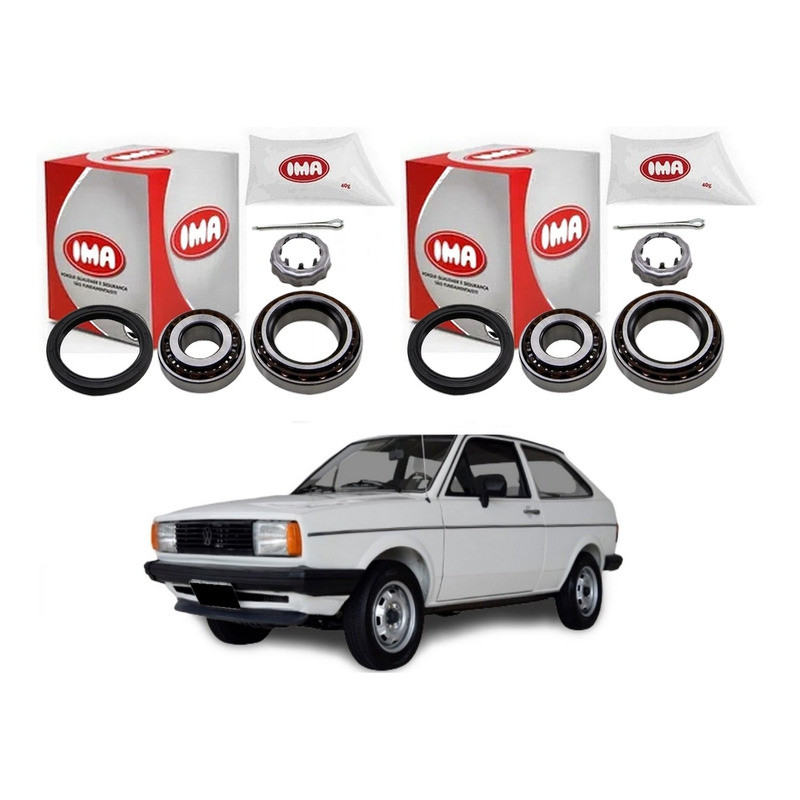 Par Kit Rolamento Roda Traseiro, Gol G1 Gol Quadrado 1.6 1.8 1984 A 1987 em Oferta na Shopee