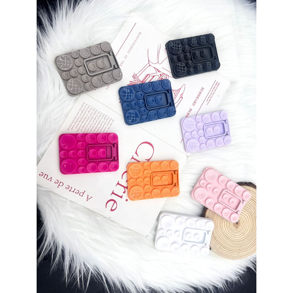 Ventosa quadrada com suporte para telefone suporte de Dedo para celular