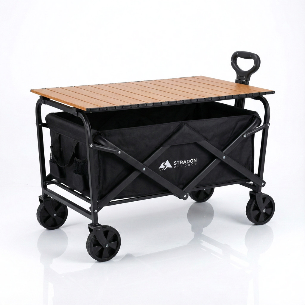 Carrinho Dobrável para Camping e Praia Modelo Portátil Tamanho P