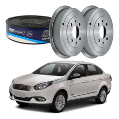 Tambor Freio Traseiro Grand Siena 1.4 Com Abs 2017 A 2020