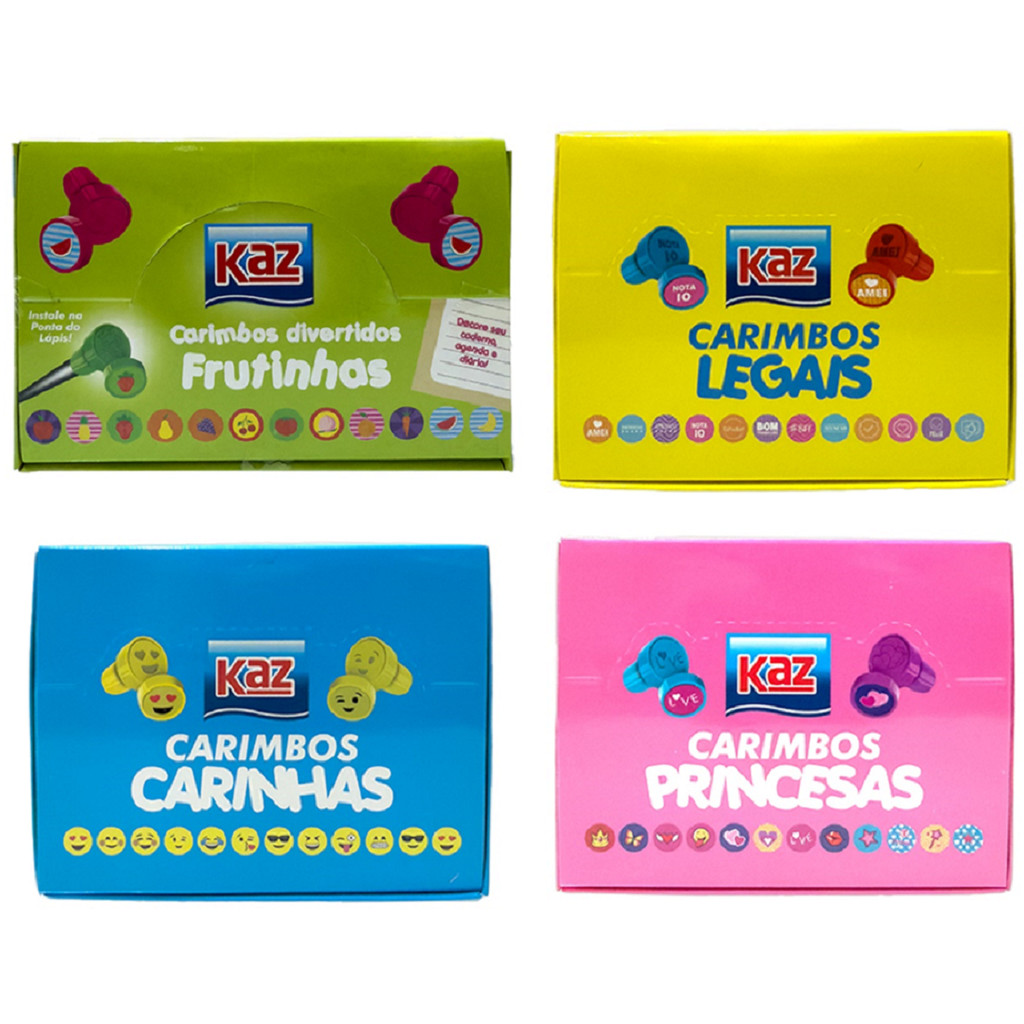 Infantil Carimbo Divertido Diversos Modelos Kaz em Oferta na Shopee