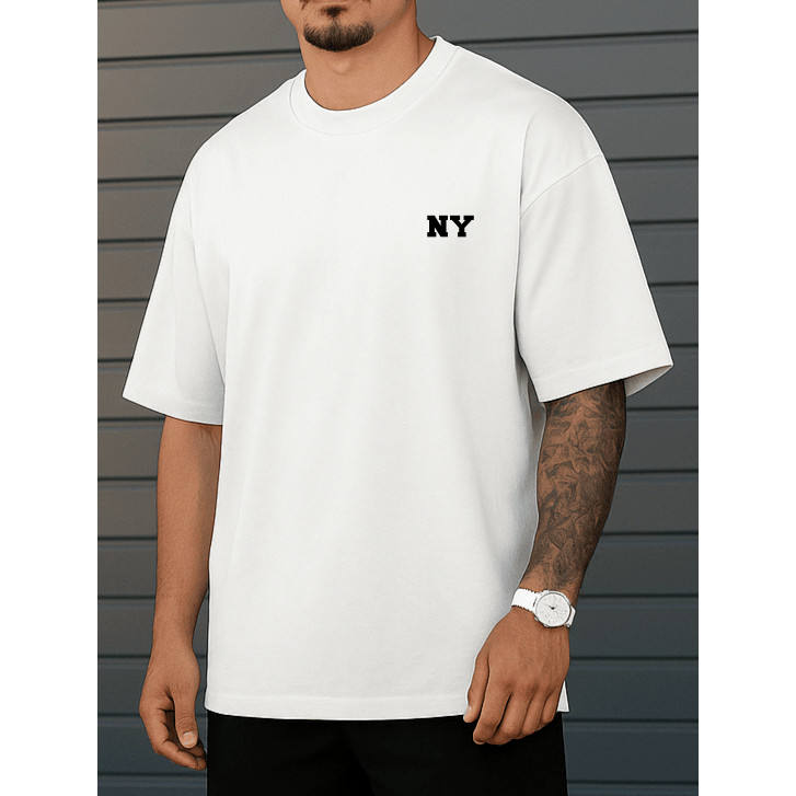 Camiseta Streetwear Oversized Masculina | Camiseta Urbana | Algodão 100%