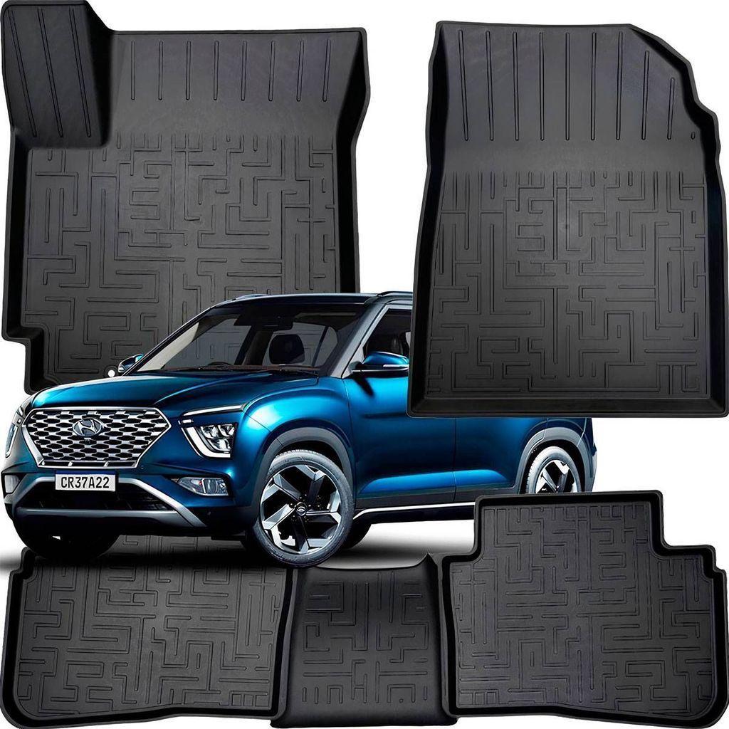 Jogo de Tapete Bandeja Creta 2021 em Diante 5pc Emborrachado em Oferta na Shopee