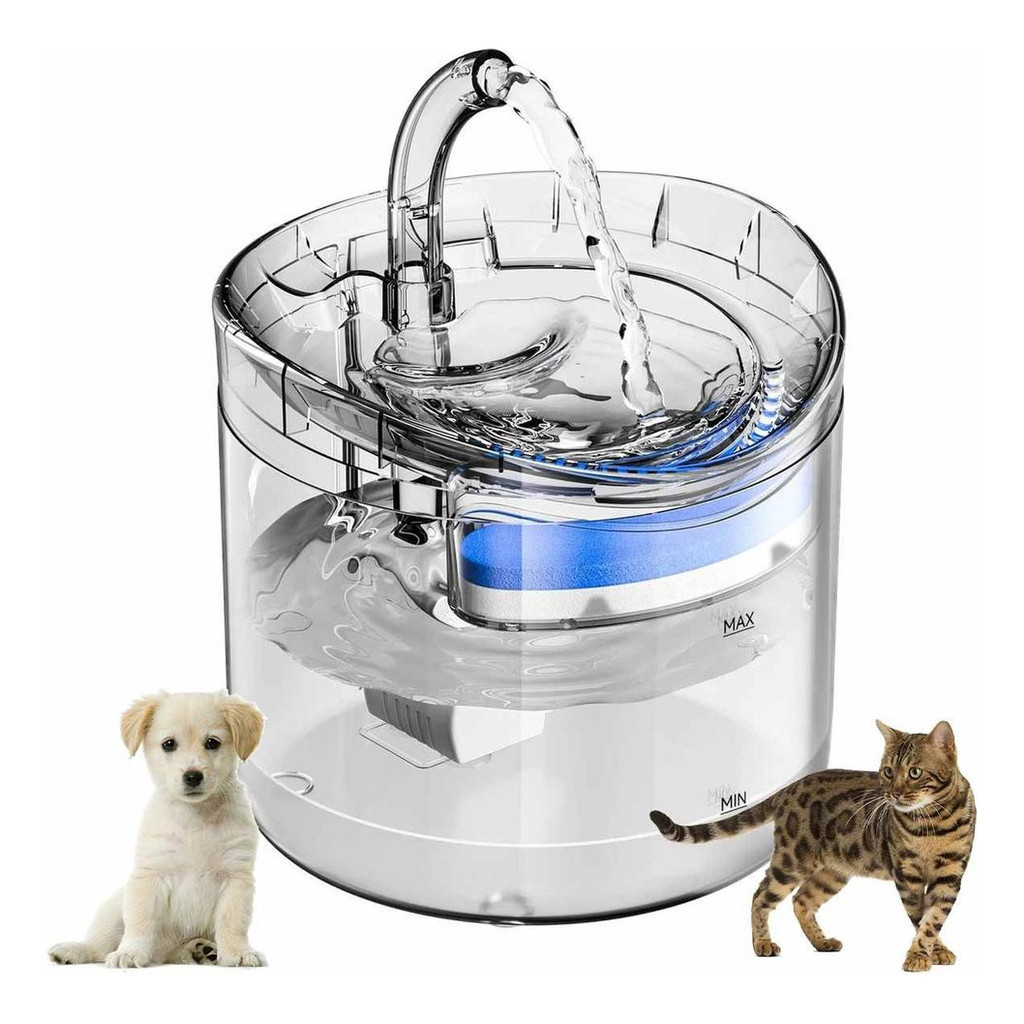 Bebedouro automático 1.8L para Gatos fonte de água automatico dispensador com sensor de presença