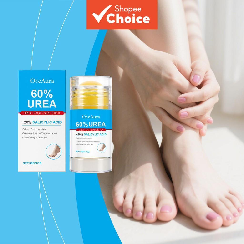  OceAura Bastão de Cuidado Hidratante para os Pés Sensação Diária Suave e Fresca Hidratação de Calcanhares Textura Macia