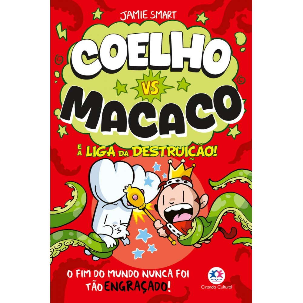 Livro Coelho vs Macaco e a liga da destruição!  Livro 3 em Oferta na Shopee