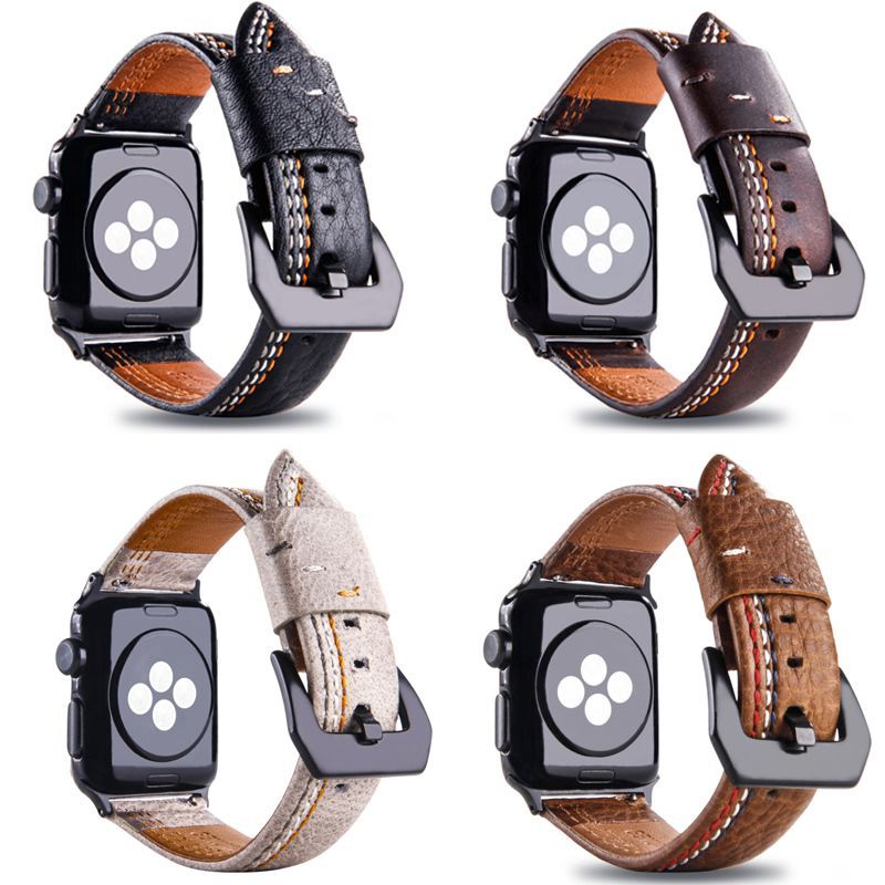 Pulseira Couro Line LTIMPORTS para Apple Watch 46mm Series 11/10, 45mm 9/8/7, 44