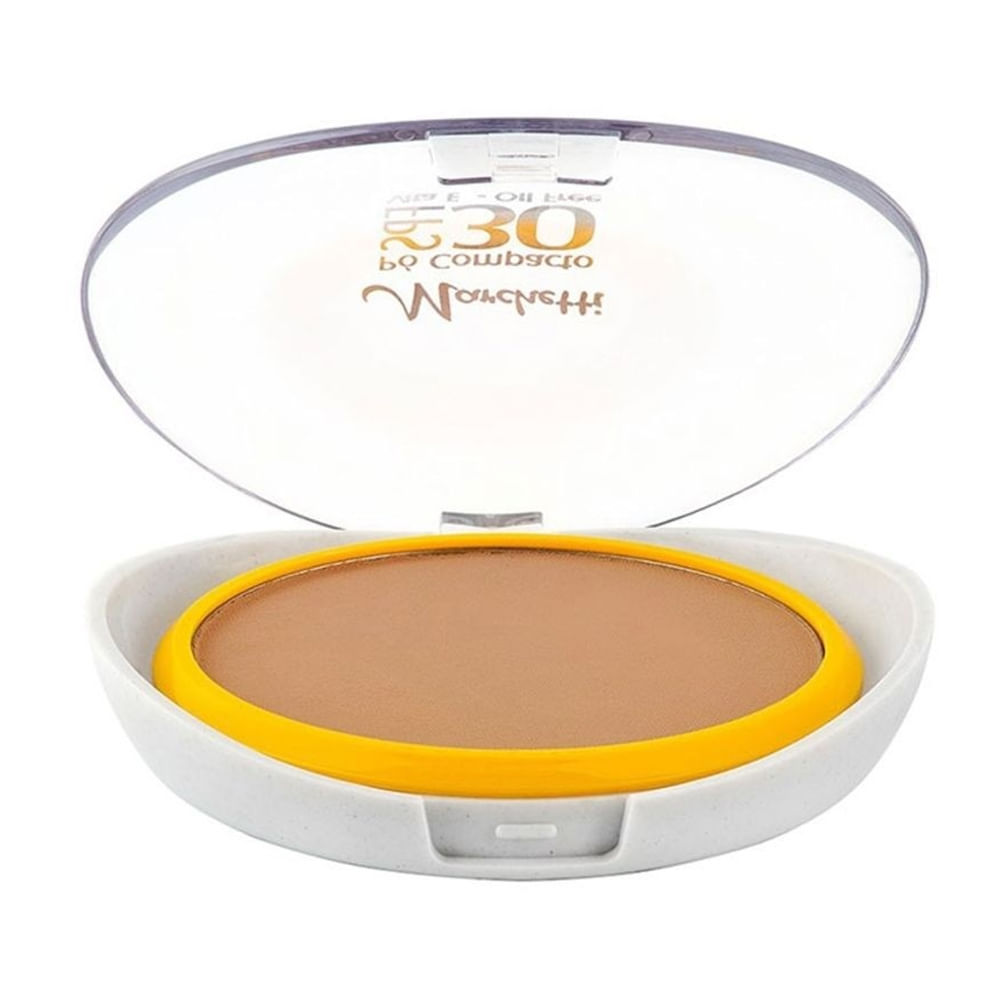 Pó Compacto Marchetti FPS 30 Cor Bege Castor 04 com 10g em Oferta na Shopee