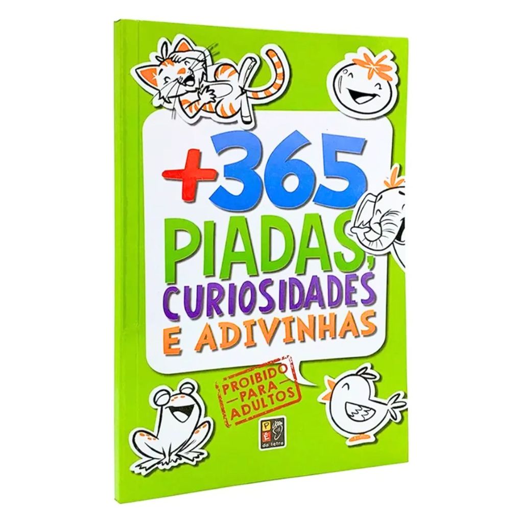 365 Piadas - Curiosidades e Adivinhas Capa Verde