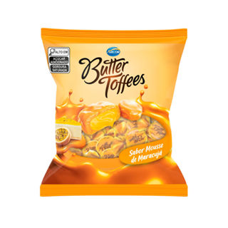 Bala Arcor Butter Toffees Sabor Mousse de Maracujá 90g em Oferta na Shopee