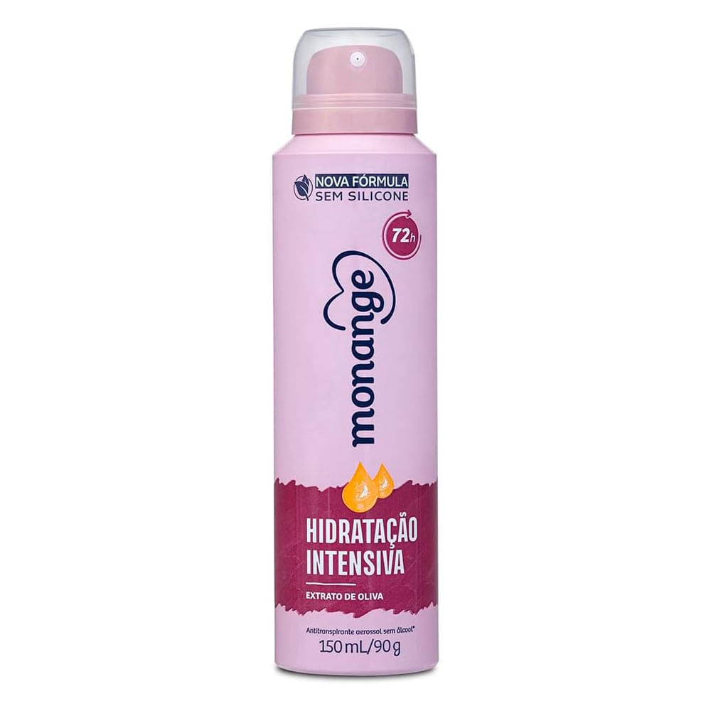 Kit Desodorante Aerosol Monange Hidratação Intensiva 90g - 12 unidades em Oferta na Shopee
