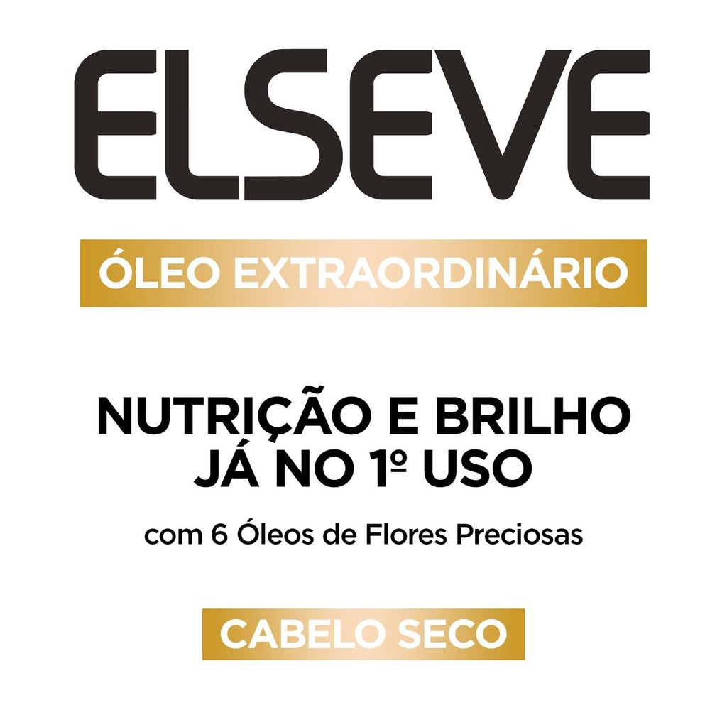 Creme Para Pentear Elseve Óleo Extraordinário Nutrição Intensa 250ml em Oferta na Shopee