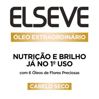 Creme Para Pentear Elseve Óleo Extraordinário Nutrição Intensa 250ml em Oferta na Shopee