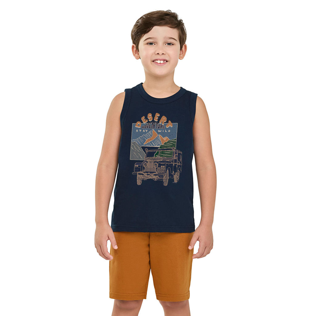 Conjunto Infantil Menino Radical Elian Azul