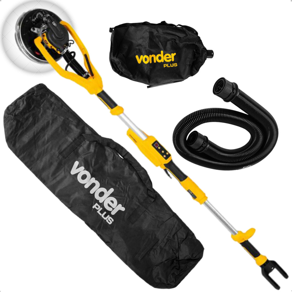 Lixadeira de Parede LED 250 mm 950W 220V LPV 950B Vonder Plus em Oferta na Shopee