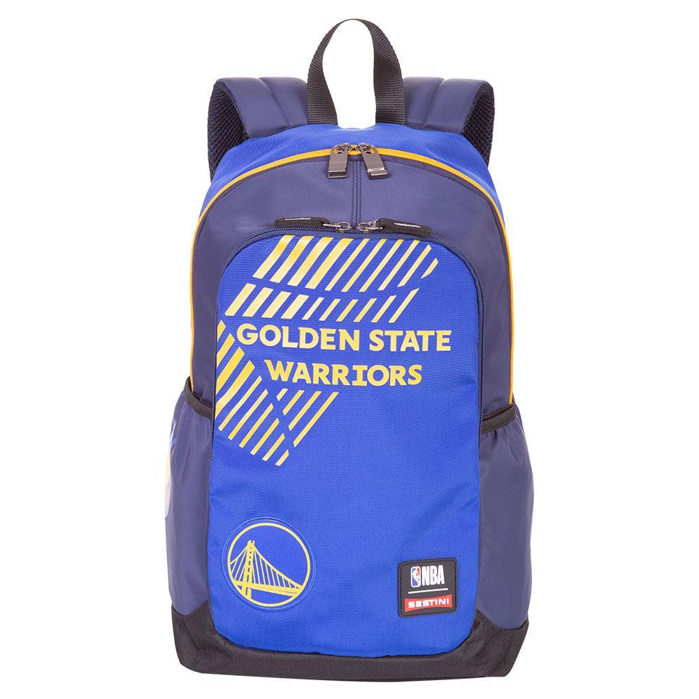 Mochila Grande NBA Magic - Golden State Warriors em Oferta na Shopee