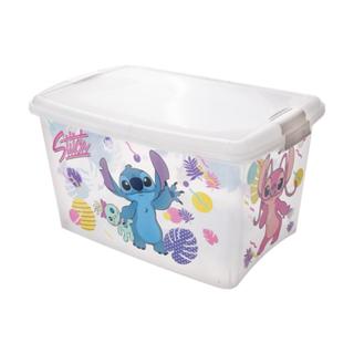 Caixa Stitch com Travas Organizadora Multiuso 43 L Plasútil em Oferta na Shopee
